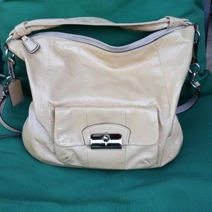 Coach Blush Patent Leather handbag